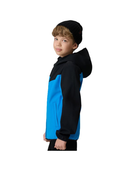 Kurtka dla chłopca softshell 4f m477 niebieska 4fjwss26tsofm477 33s