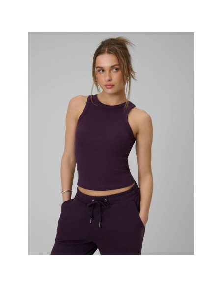 Top slim z prążkowanej dzianiny damski 4f 4fraw25tslef310-50s
