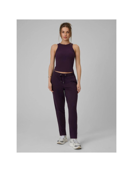 Top slim z prążkowanej dzianiny damski 4f 4fraw25tslef310-50s