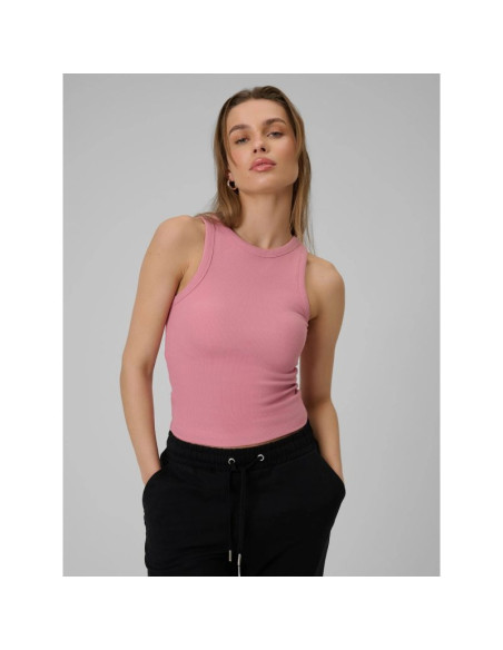 Top slim z prążkowanej dzianiny damski 4f 4fraw25tslef310-56s