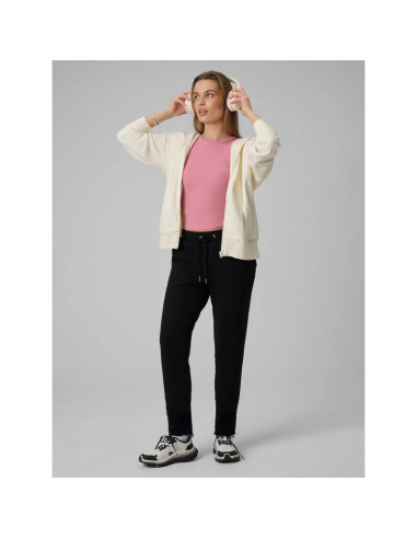 Top slim z prążkowanej dzianiny damski 4f 4fraw25tslef310-56s