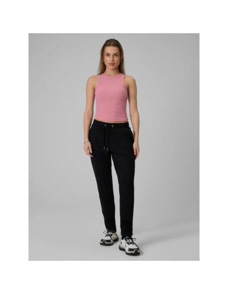 Top slim z prążkowanej dzianiny damski 4f 4fraw25tslef310-56s