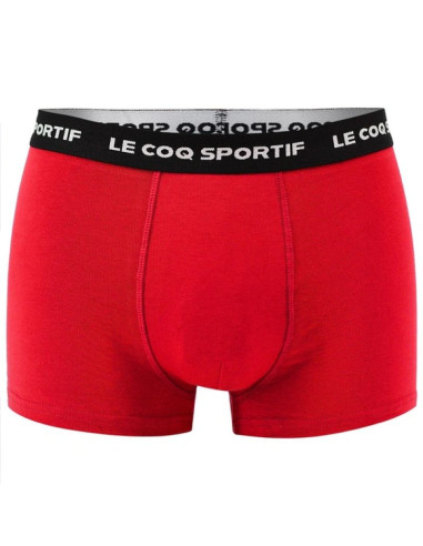 Le coq sportif bokserki majtki męskie 3pak czerwone szare granatowe