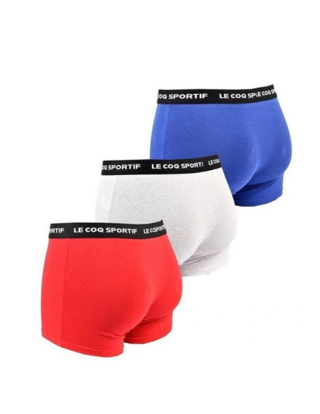 Le coq sportif bokserki majtki męskie 3pak czerwone szare granatowe
