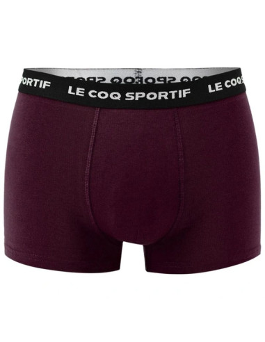 Le coq sportif bokserki majtki męskie 3pak czarne szare bordowe