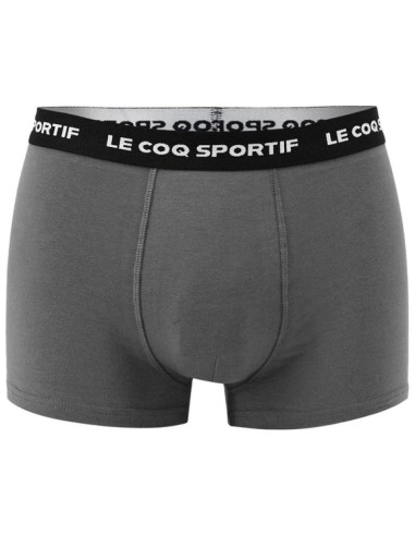 Le coq sportif bokserki majtki męskie 3pak czarne szare bordowe