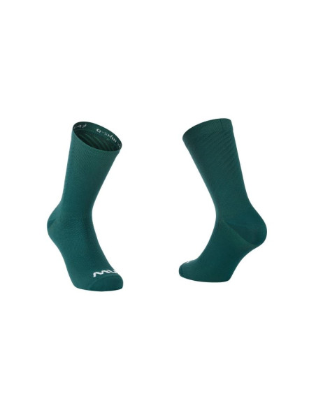 Skarpety rowerowe northwave switch sock szmaragdowe
