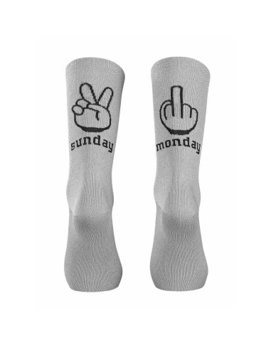 Skarpety rowerowe northwave sunday monday sock szary