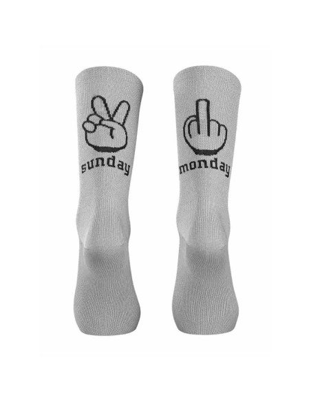 Skarpety rowerowe northwave sunday monday sock szary
