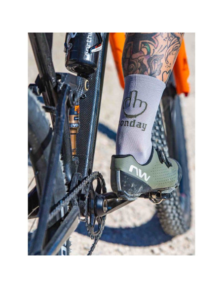 Skarpety rowerowe northwave sunday monday sock szary