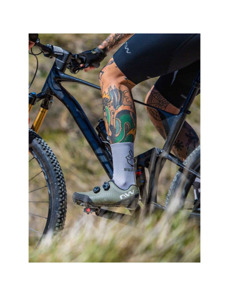 Skarpety rowerowe northwave sunday monday sock szary
