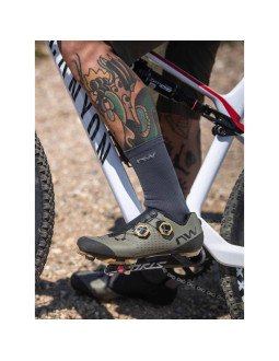 Skarpety rowerowe northwave extreme pro sock - czarny szary 2