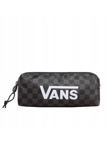 Piórnik szkolny saszetka vans old skool pencil pouch kratka black/charcoal - vn000h58ba51