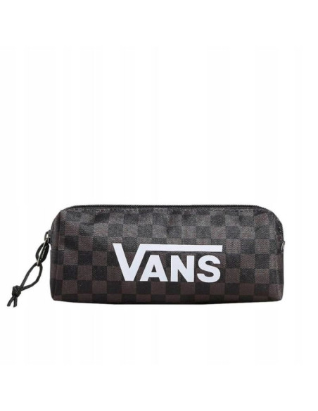 Piórnik szkolny saszetka vans old skool pencil pouch kratka black/charcoal - vn000h58ba51
