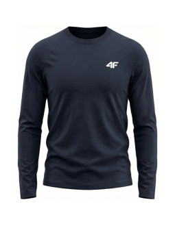 Koszulka męska 4f longsleeve m611 granatowa 4fwmm00tlonm611 31s