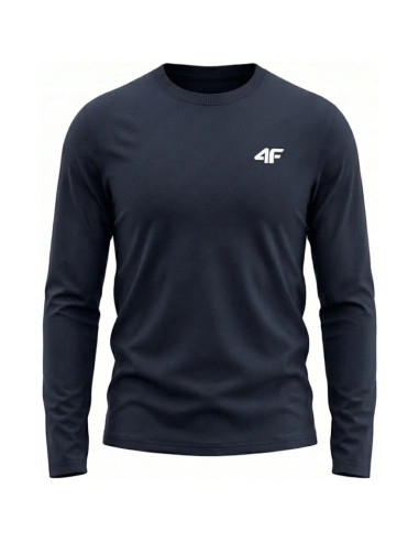 Koszulka męska 4f longsleeve m611 granatowa 4fwmm00tlonm611 31s
