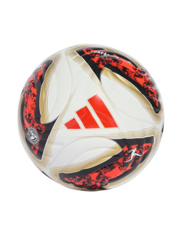 Piłka nożna adidas bundesliga 26/27 torfabrik mini biało-pomarańczowo-złota kg6039