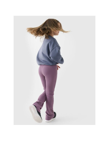 Bluza dresowa nierozpinana bez kaptura dziewczęca 4f 4fjrss24tswsf1331-32s