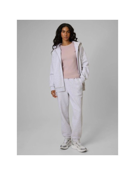 T-shirt slim prążkowany damski 4f 4frss26ttshf3629-56s