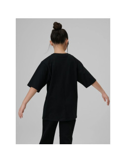 T-shirt loose z nadrukiem dziewczęcy 4f 4fjrss26ttshf3453-20s 2