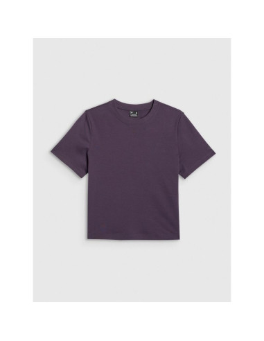 T-shirt regular gładki damski 4f 4fraw25ttshf3625-50s