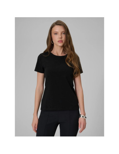 T-shirt slim gładki damski 4f 4frss26ttshf3628-20s