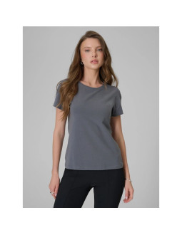 T-shirt slim gładki damski 4f 4frss26ttshf3628-24s