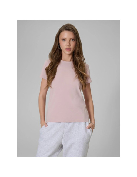 T-shirt slim gładki damski 4f 4frss26ttshf3628-56s