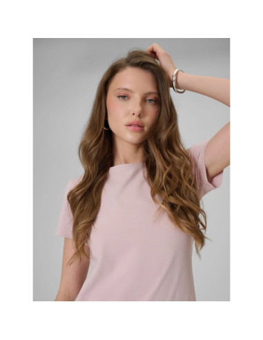 T-shirt slim gładki damski 4f 4frss26ttshf3628-56s