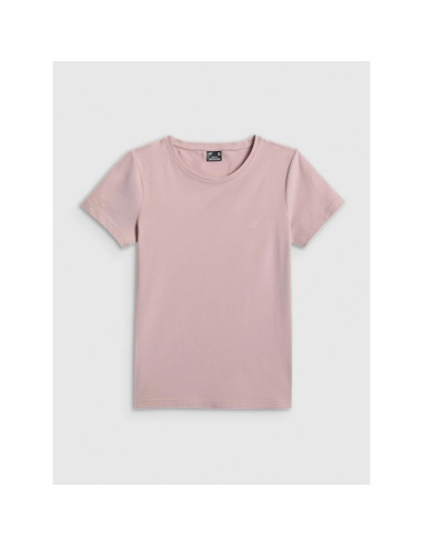 T-shirt slim gładki damski 4f 4frss26ttshf3628-56s