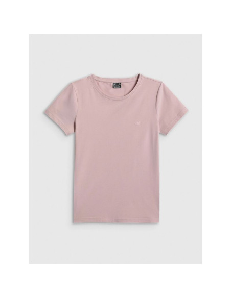 T-shirt slim gładki damski 4f 4frss26ttshf3628-56s