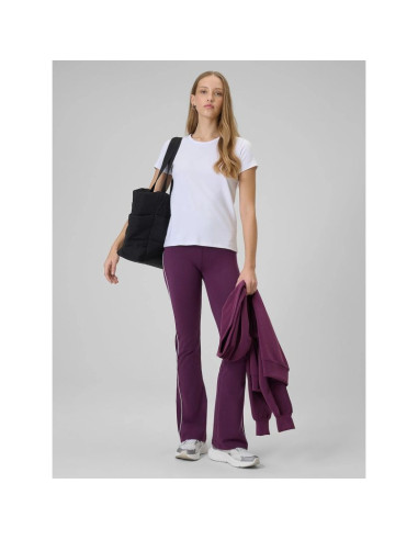 T-shirt slim gładki damski 4f 4fraw25ttshf3623-10s