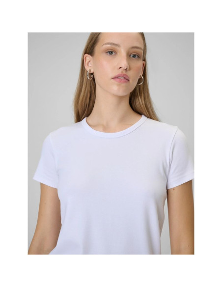 T-shirt slim gładki damski 4f 4fraw25ttshf3623-10s