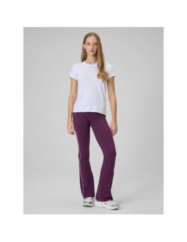 T-shirt slim gładki damski 4f 4fraw25ttshf3623-10s