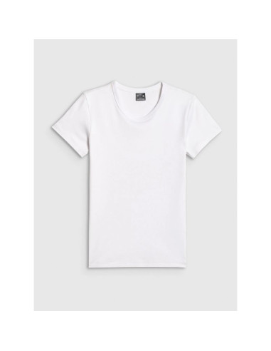 T-shirt slim gładki damski 4f 4fraw25ttshf3623-10s