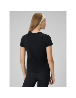 T-shirt slim gładki damski 4f 4fraw25ttshf3623-20s 2