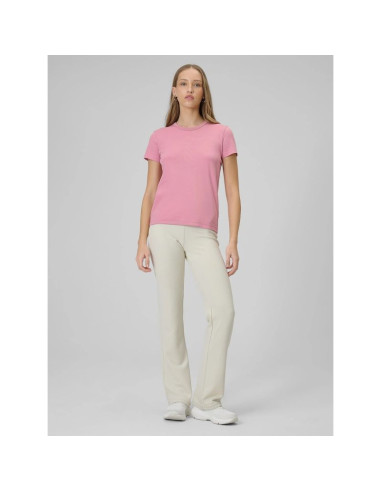 T-shirt slim gładki damski 4f 4fraw25ttshf3623-56s