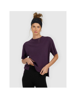 T-shirt loose gładki damski 4f 4fraw25ttshf3624-50s