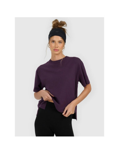 T-shirt loose gładki damski 4f 4fraw25ttshf3624-50s