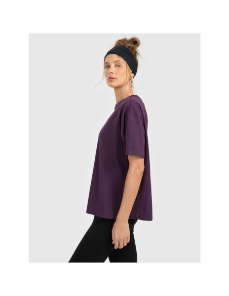 T-shirt loose gładki damski 4f 4fraw25ttshf3624-50s