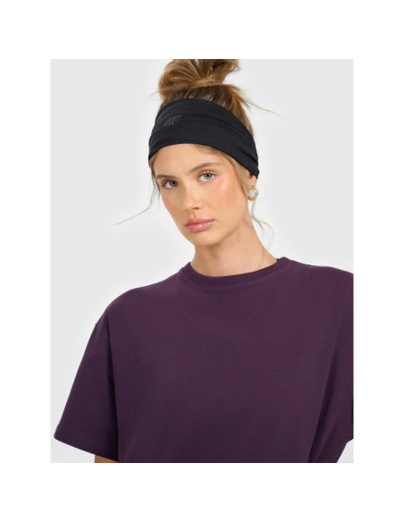 T-shirt loose gładki damski 4f 4fraw25ttshf3624-50s