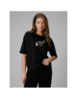 T-shirt regular z nadrukiem damski 4f 4frss26ttshf3704-20s