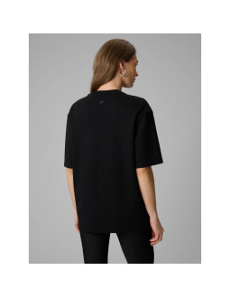 T-shirt loose z nadrukiem damski 4f 4frss26ttshf3705-20s 2