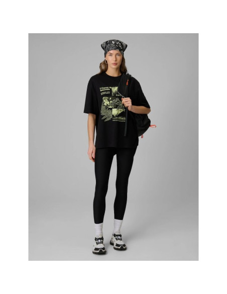 T-shirt loose z nadrukiem damski 4f 4frss26ttshf3705-20s