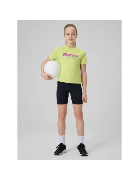Koszulka sportowa szybkoschnąca dziewczęca 4f 4fjrss26tftsf2386-45s
