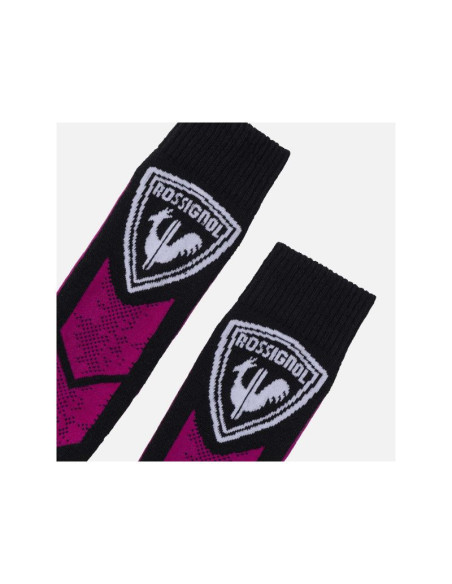Skarpety narciarskie dziecięce rossignol jr thermotech socks różowe