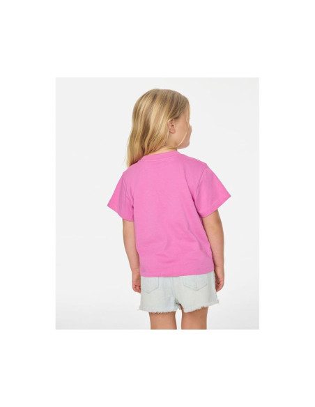 Koszulka dziewczęca rip curl surf puff relaxed tee -girl różowa
