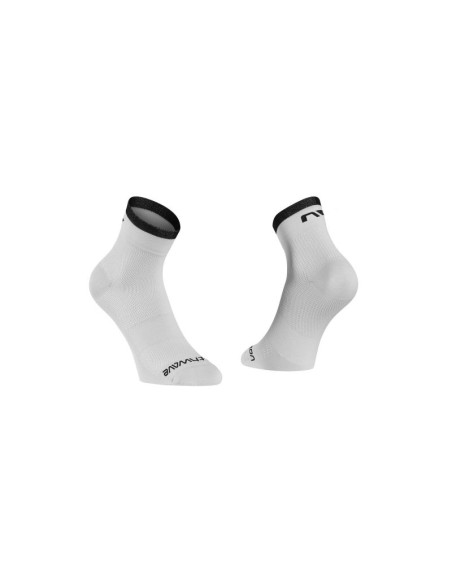 Skarpety rowerowe northwave origin sock - biały/czarny
