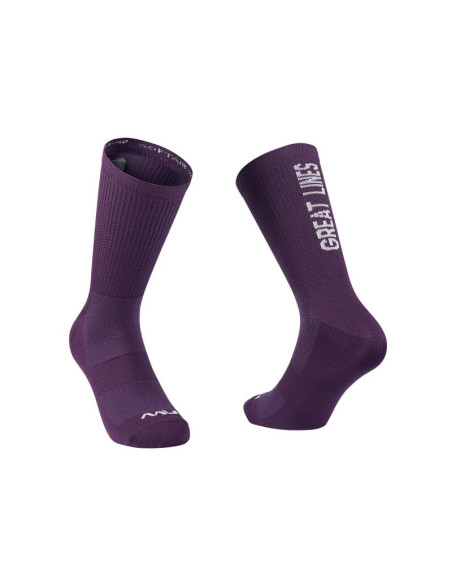Skarpety rowerowe northwave good times sock fioletowy