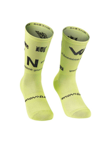 Skarpety rowerowe northwave type sock żółty